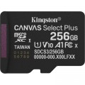 Карта пам'яті Kingston 256GB microSDXC class 10 UHS-I U3 V30 A1 Canvas Select Plus (SDCS3/256GBSP)