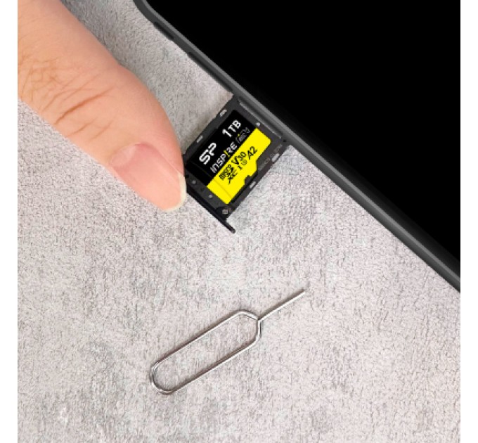 Карта пам'яті Silicon Power 128GB microSDXC class 10 UHS-I U3 V30 A1 Inspire (SP128GBSTXLV3V1NSP)