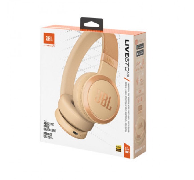 JBL Навушники JBL Live 670 NC Sand (JBLLIVE670NCSAT)