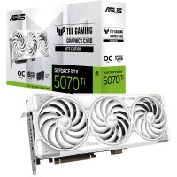 Відеокарта GF RTX 5070 Ti 16GB GDDR7 TUF Gaming OC BTF White Asus (TUF-RTX5070TI-O16G-BTF-WHITE)