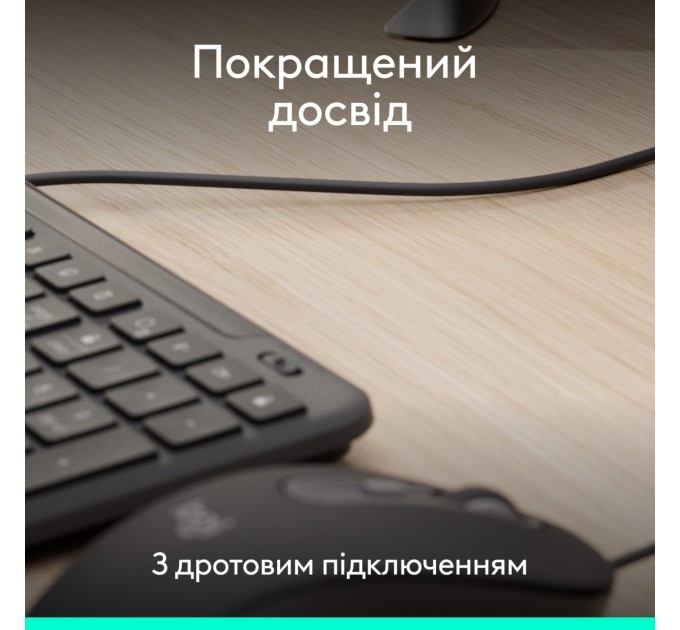 Комплект (клавіатура, миша) Logitech Signature Slim Combo MK620 Graphite (920-013349)