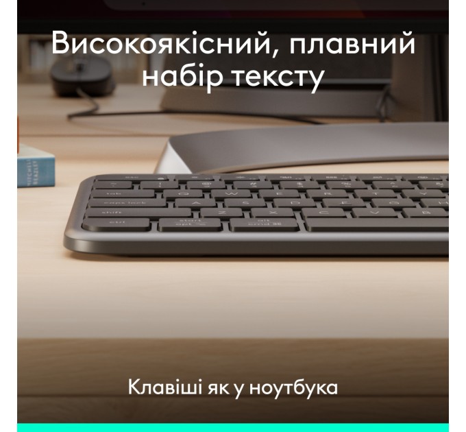 Комплект (клавіатура, миша) Logitech Signature Slim Combo MK620 Graphite (920-013349)