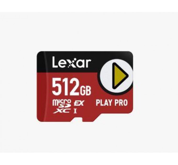 Lexar Карта пам’яті MICRO SDXC 512GB UHS-I PLAY LMSXPS0512G-BNNNG LEXAR