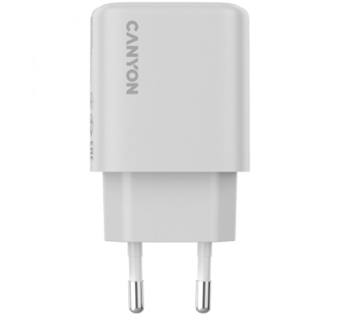 Canyon Зарядний пристрій Canyon OnCharge 250 25W 1xPD EU White (CNE-CHA250-01)
