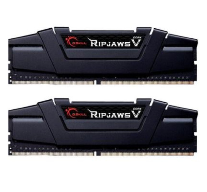G.Skill Модуль пам'яті для комп'ютера DDR4 32GB (2x16GB) 3200 MHz Ripjaws V G.Skill (F4-3200C16D-32GVK)