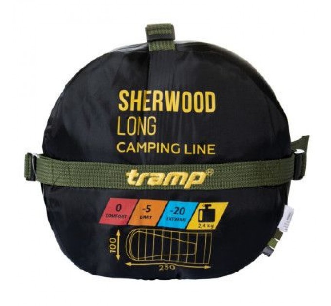 Спальний мішок Tramp Sherwood Long Olive/Grey R (UTRS-054L-R)
