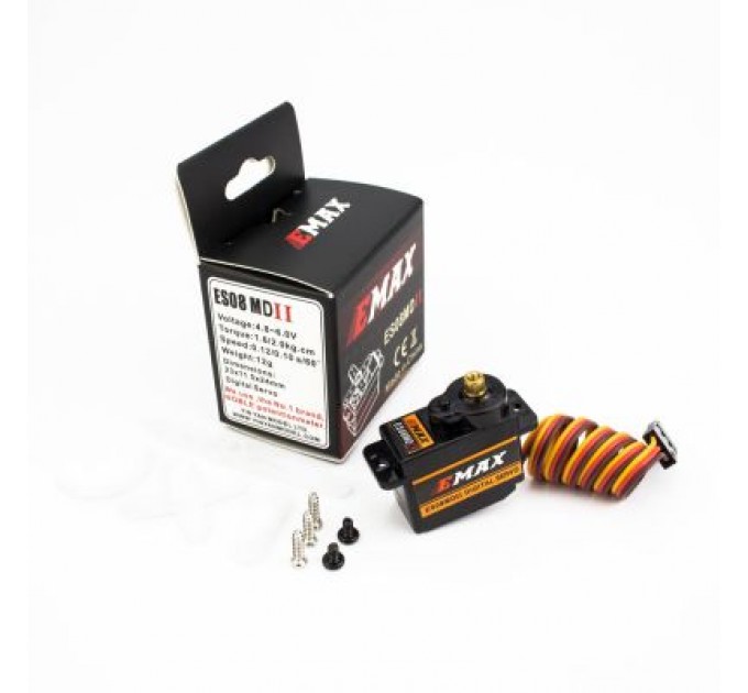 Emax Сервопривід для дрона Emax EMAX ES08MD Mini Metal Digital Servo (0102003023)