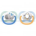 Пустушка Philips AVENT Ultra Air Animal для хлопчиків 0-6 міс (SCF080/05)