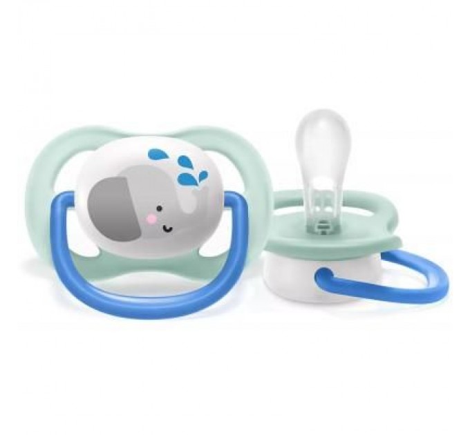Пустушка Philips AVENT Ultra Air Animal для хлопчиків 0-6 міс (SCF080/05)