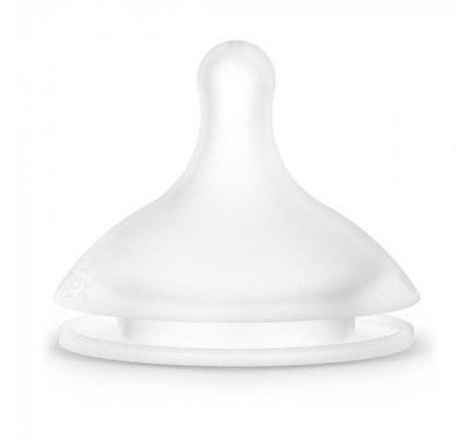 Соска Suavinex силіконова, фізіологічна, середній потік 2 шт. (307043)
