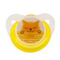 Пустушка Baby Team латексна, ортодонтична 0+ міс (3200_кіт)