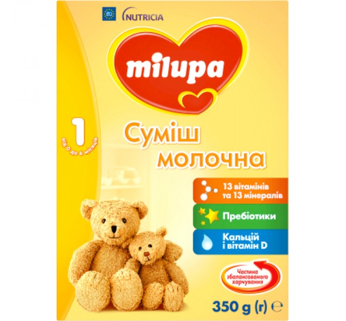 Дитяча суміш Milupa 1 молочна 350 гр (5900852025488)