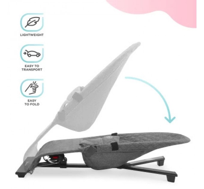 Крісло-гойдалка Kinderkraft Mimi Grey (5902533918355)