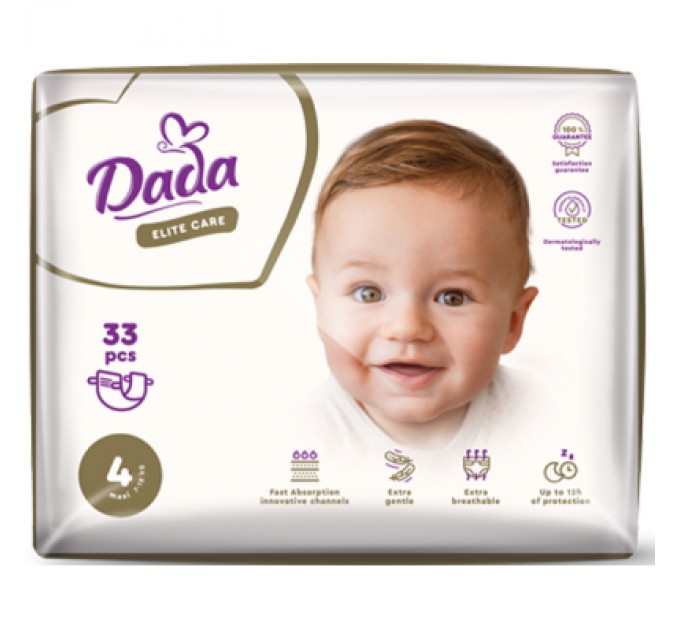 Dada Підгузки Dada Elite Care Maxi 4 (7-18 кг) 33 шт (4820174981105)