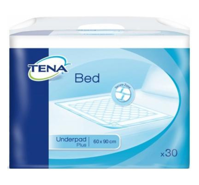 Tena Пелюшки для малюків Tena Bed Plus 60x90 см 30 шт (7322540800760)