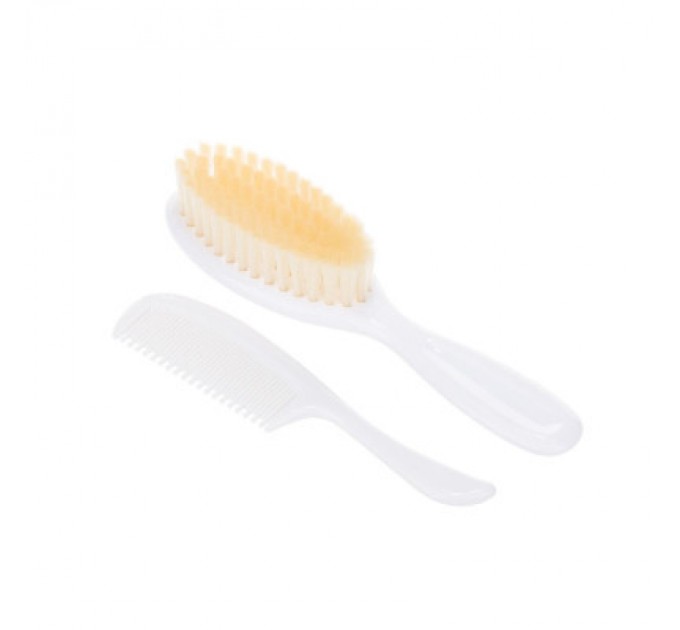 Набір для догляду за дитиною Canpol babies Newborn Baby Щітка та гребінець для волосся блакитний (2/417)