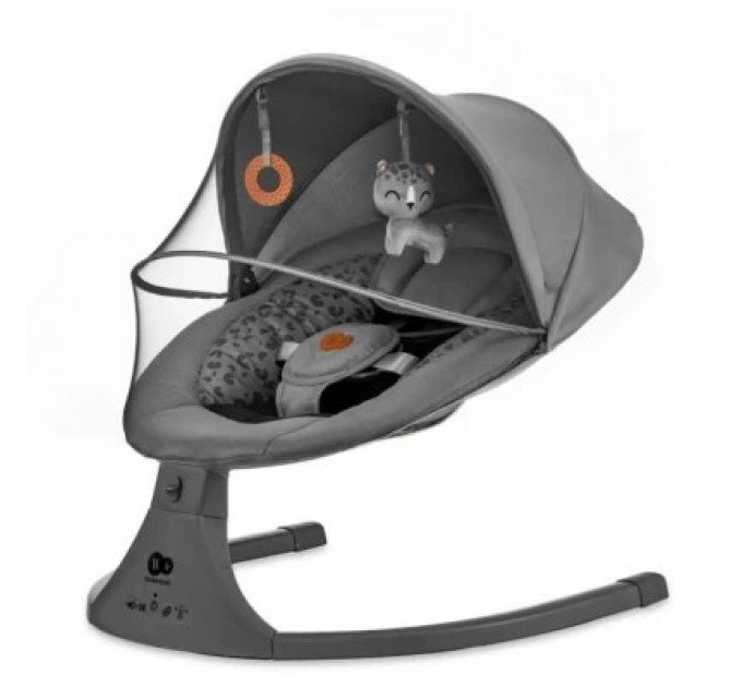 Крісло-гойдалка Kinderkraft Lumi 2 Dark Grey (5902533925025)