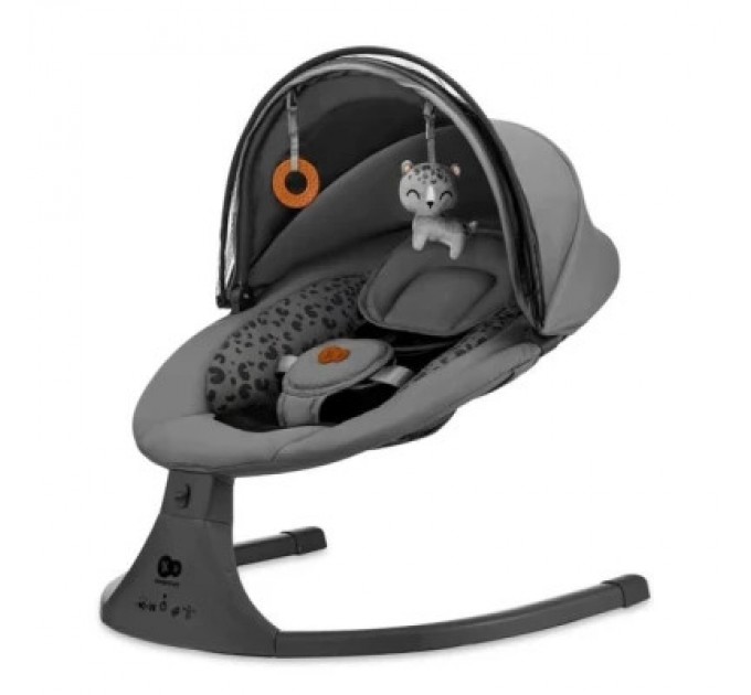 Крісло-гойдалка Kinderkraft Lumi 2 Dark Grey (5902533925025)