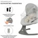 Крісло-гойдалка Kinderkraft Lumi 2 Light Grey (5902533925018)