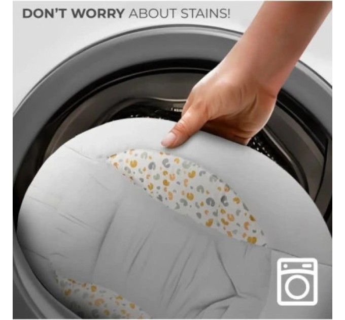 Крісло-гойдалка Kinderkraft Lumi 2 Light Grey (5902533925018)