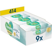 Дитячі вологі серветки Pampers Harmonie New baby 9 пачок х 46 шт (8700216026253)