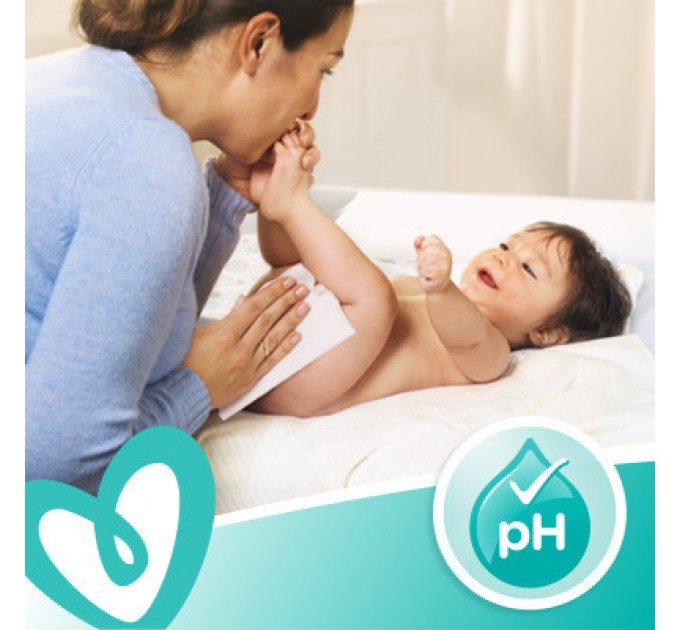 Дитячі вологі серветки Pampers Sensitive 6 пачок х 52 шт (8001841041452)