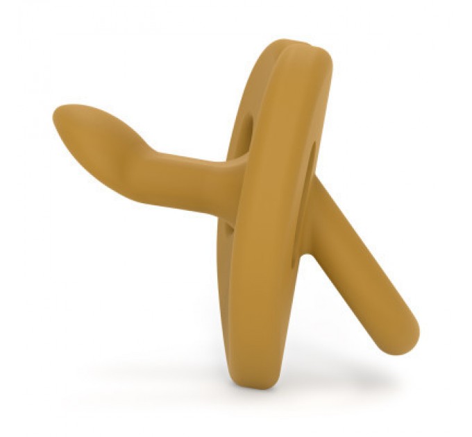 Пустушка Suavinex Colour Essence 0-6 міс, анатомічна силіконова, жовтий (308083)