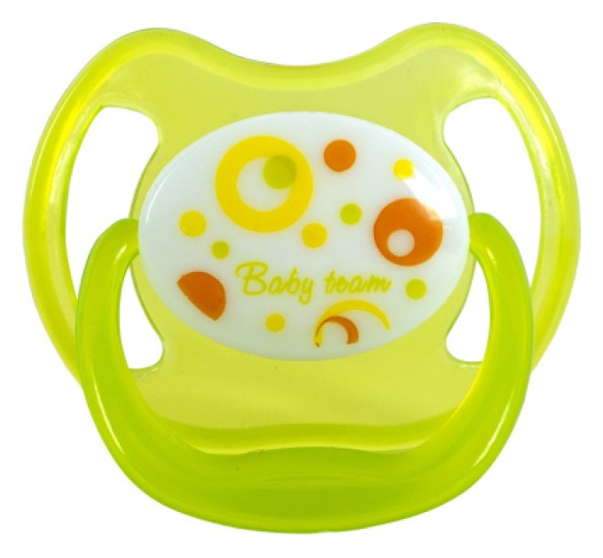 Baby Team Пустушка Baby Team Латексна класична від народження (4824428032209)