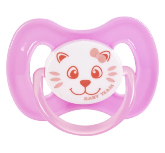 Baby Team Пустушка Baby Team Силіконова класична від народження (4824428030076)