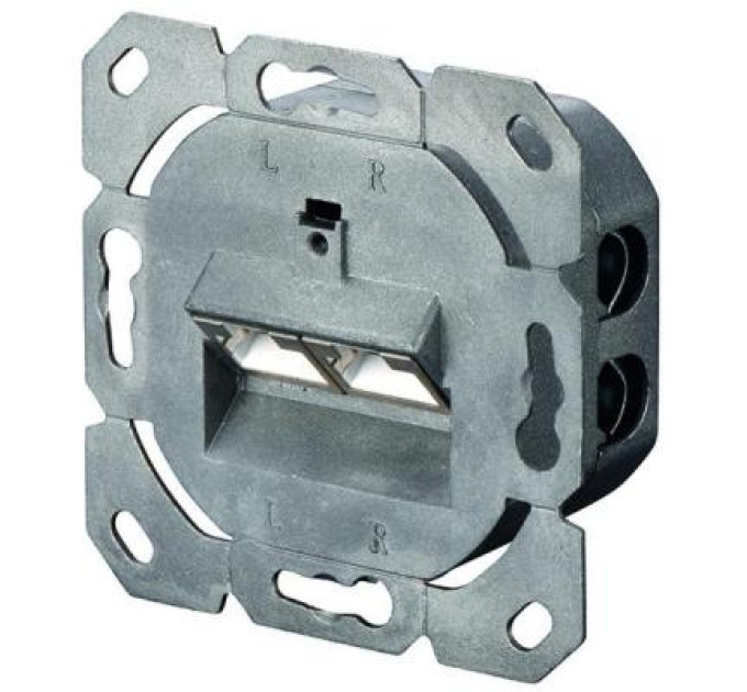 Digitus Комп'ютерна розетка Digitus 2xRJ45 FTP, для прихованої проводки (DN-9005-N)