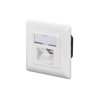 Комп'ютерна розетка Digitus 2xRJ45 FTP, для прихованої проводки (DN-9005-N)
