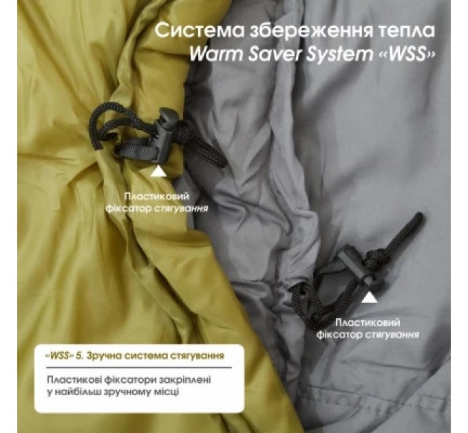 Спальний мішок Mousson RINGO R Olive (10163)