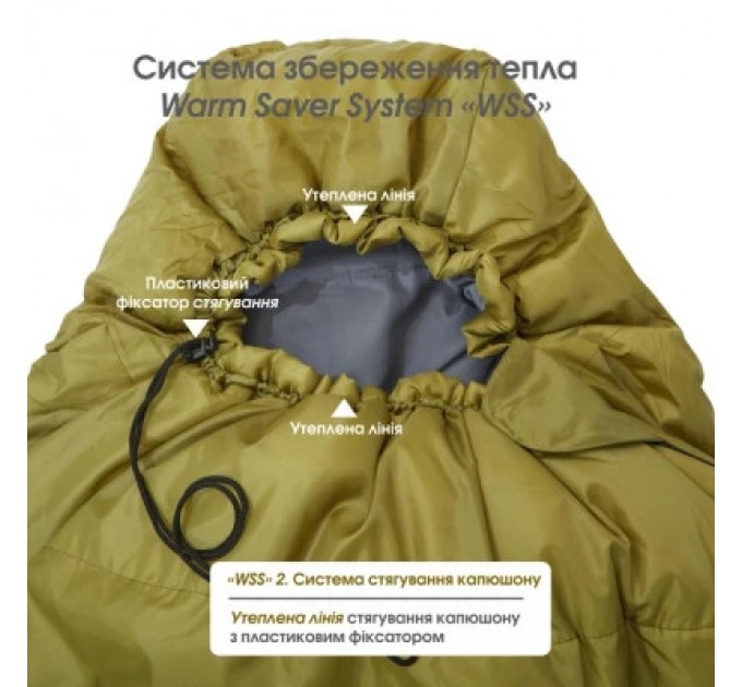 Спальний мішок Mousson RINGO R Olive (10163)