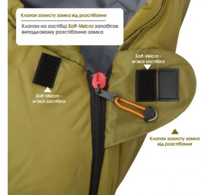 Спальний мішок Mousson RINGO R Olive (10163)