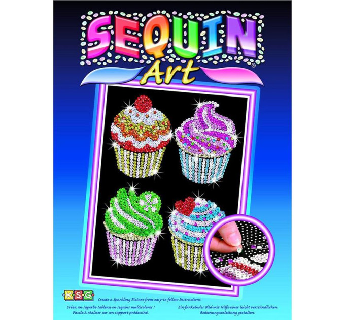 Sequin Art Набір для творчості Sequin Art BLUE Cupcakes (SA1130)