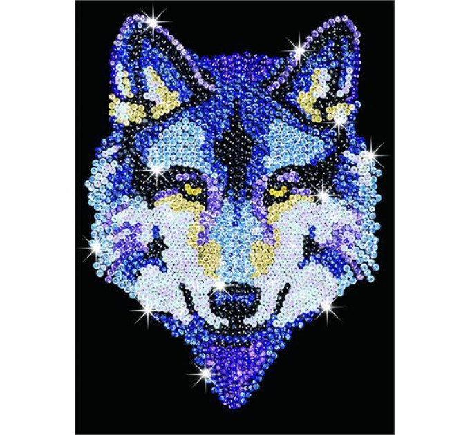 Sequin Art Набір для творчості Sequin Art BLUE Wolf (SA1215)