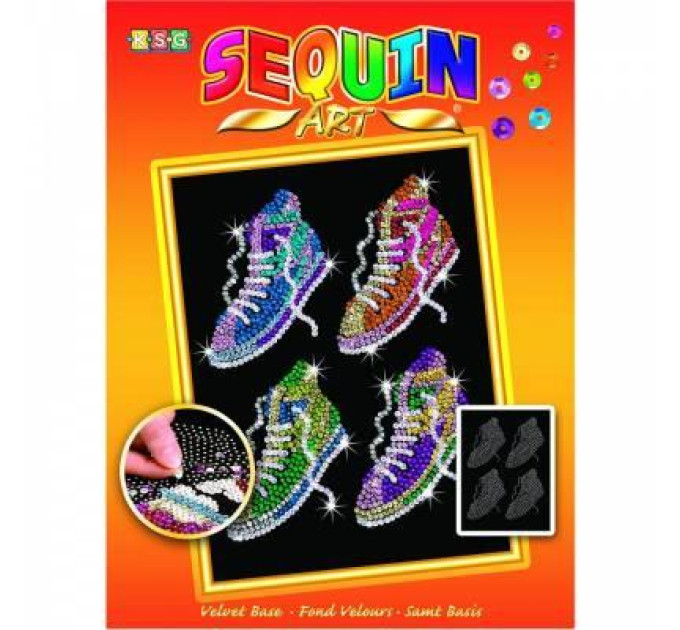 Sequin Art Набір для творчості Sequin Art ORANGE Street Feet (SA1514)