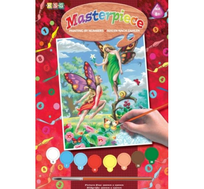 Sequin Art Набір для творчості Sequin Art PAINTING BY NUMBERS JUNIOR Fairies (SA0126)