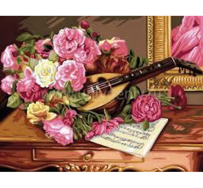 Sequin Art Набір для творчості Sequin Art PAINTING BY NUMBERS SENIOR Romantic Bouquet (SA1037)