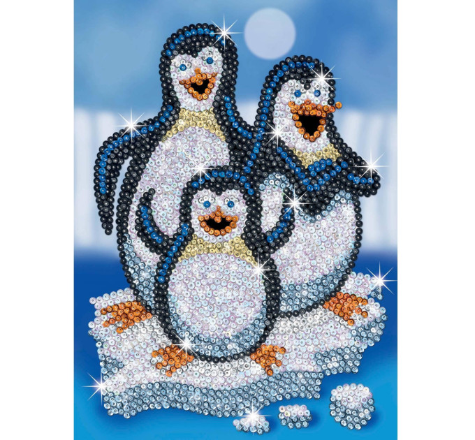 Sequin Art Набір для творчості Sequin Art RED Pepino Penguins (SA1503)