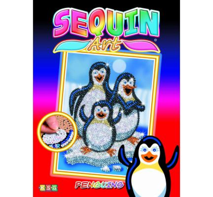 Sequin Art Набір для творчості Sequin Art RED Pepino Penguins (SA1503)