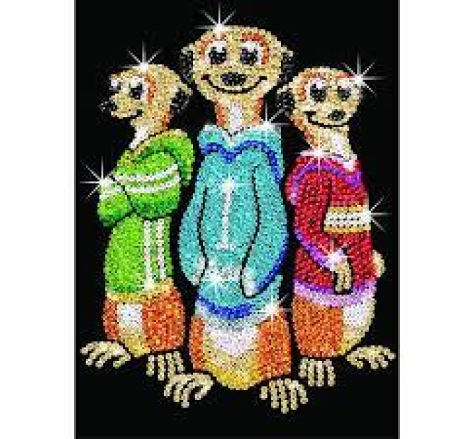 Sequin Art Набір для творчості Sequin Art RED Rascals Meerkats (SA1008)
