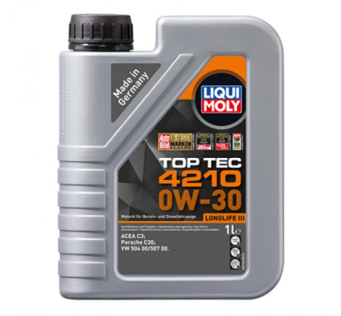 Моторна олива Liqui Moly HC-cинтетическое моторное масло - Top Tec 4210 SAE 0W-30 1л. (21604)