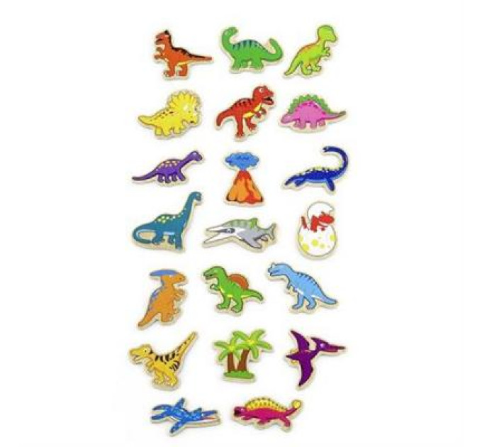 Viga Toys Розвиваюча іграшка Viga Toys Динозаври 20 шт магнітні фігурки (50289)