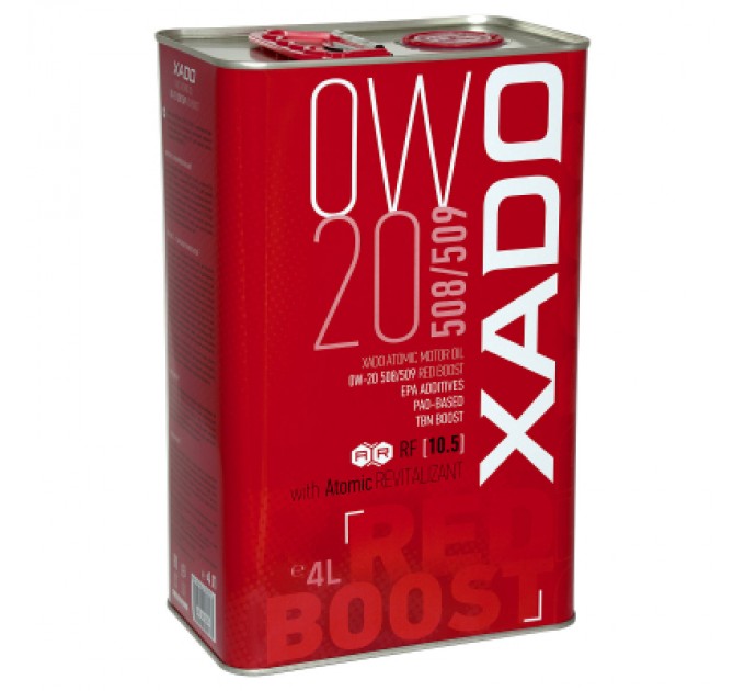 Моторна олива Xado 0W-20 508/509 Red Boost, 4 л (ХА 25294)