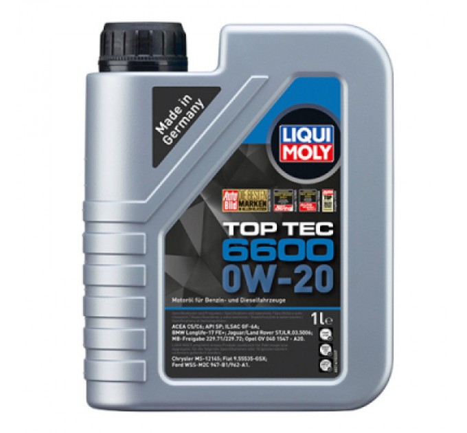 Моторна олива Liqui Moly Top Tec 6600 0W-20 1л. (21410)