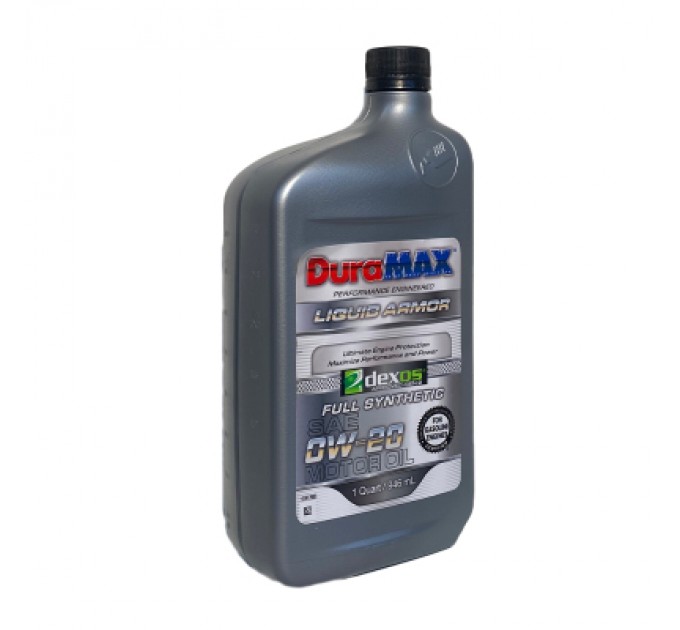 Моторна олива DuraMAX 0W20 DEXOS G2 SYN, 0,946 л