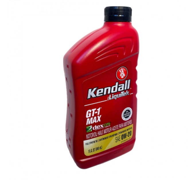 Моторна олива Kendall GT-1 MAX Premium Full-Synthetic 0w-20, 0,946л