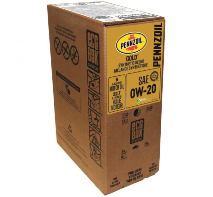 Моторна олива Pennzoil Gold 0W20 24/1 Qt Ecobox 22,71л.