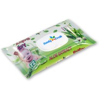 Дитячі вологі серветки Handy Fresh алое без клапана, 72 шт (4820237500120)